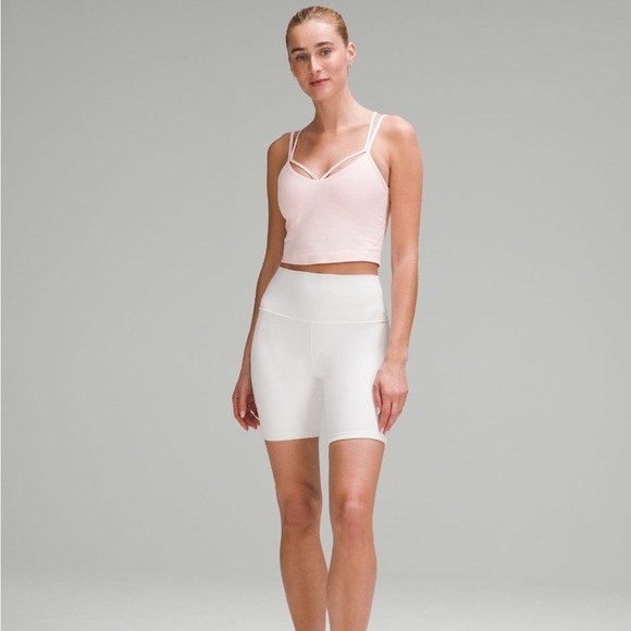 Lululemon Aligned strappy ribbed tank top Strawberry Milkshake,size 10.Baby pink - Picture 5 of 15